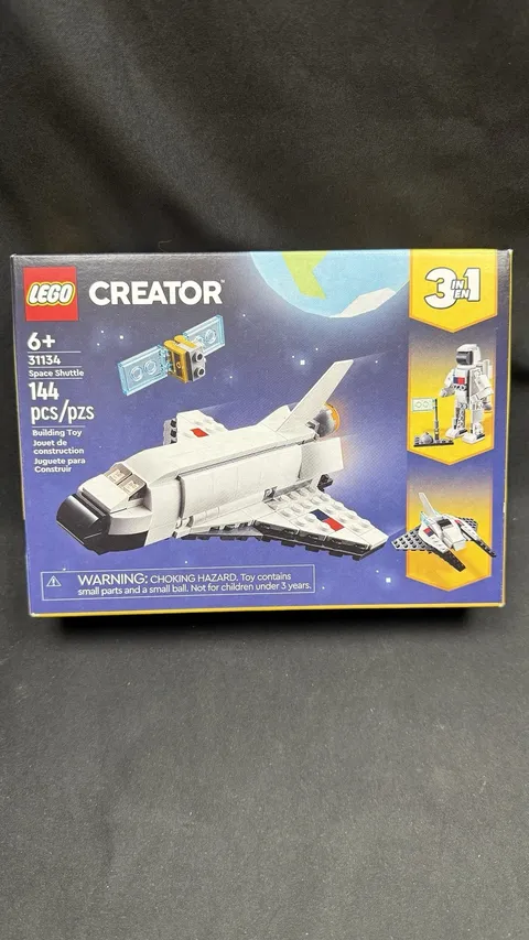 LEGO Creator 3 in 1 Space Shuttle (#31134) Complete Set 144 Pieces Ages 6+ NEW