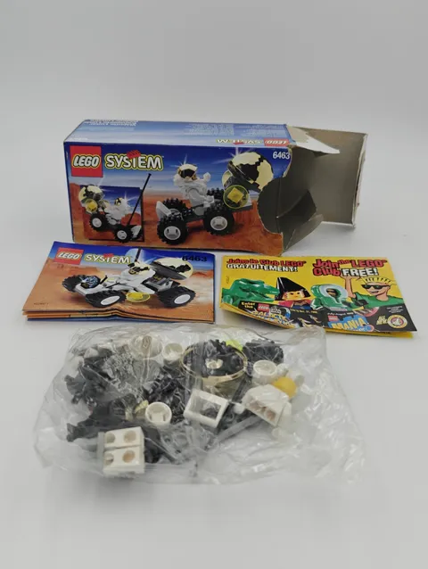 LEGO Space Port 6463 Lunar Rover Open Box, Sealed Bag - 1999 Retired