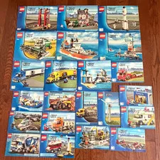 Lego City Instruction Manuals Lot 22 Books Official Guides Only No Bricks