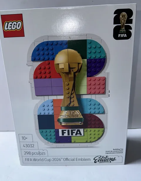 LEGO  FIFA World Cup 2026 Official Emblem New Factory Sealed #43032
