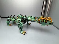 USED LEGO Green Ninja Mech Dragon The LEGO NINJAGO Movie NO MINIFIGURES 70612