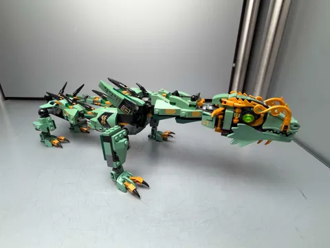 USED LEGO Green Ninja Mech Dragon The LEGO NINJAGO Movie NO MINIFIGURES 70612