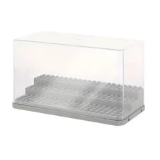 3 Level Mini Figure Display Case - Grey