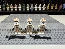 LEGO Star Wars Lot of (3) 212th Battalion Clone Trooper Minifigure SW1235