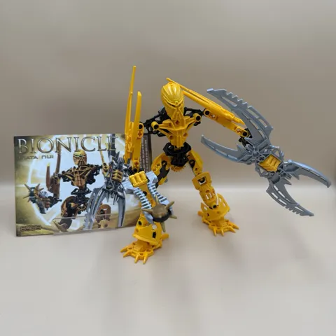 Lego Bionicle: Gladorian Legends Mata Nui (8989), 100% Complete W/ Instructions