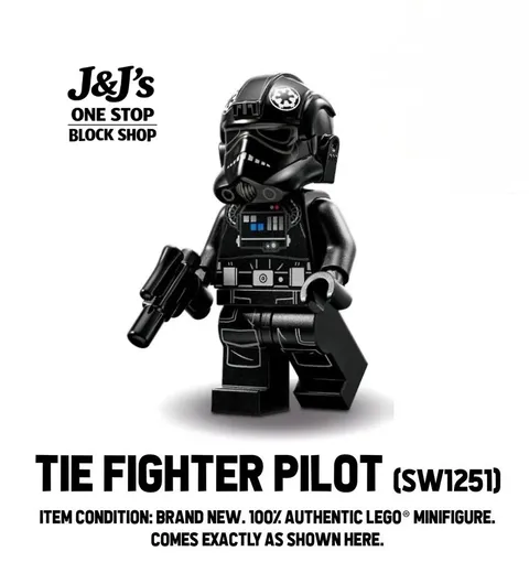LEGO® Star Wars Imperial TIE Bomber Pilot Minifigure w/ Blaster 75347 BRAND NEW