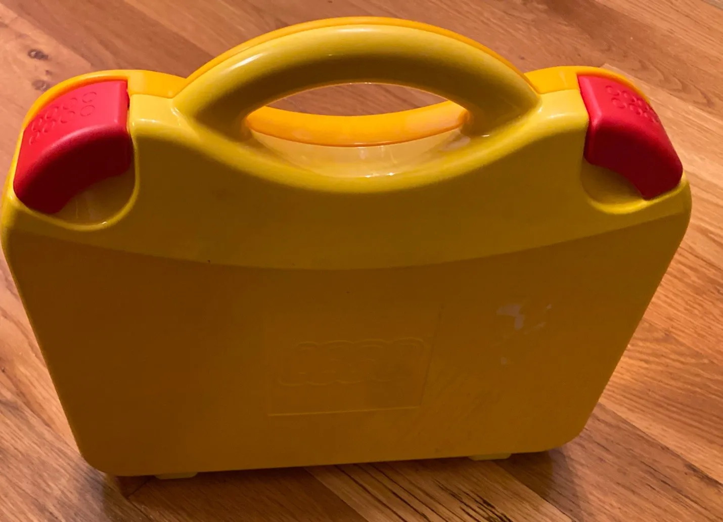 LEGO Yellow Hard Carrying Case with Dividers SEE PICS