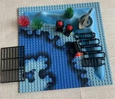 LEGO Aquazone Neptune Discovery Lab 6195 Parts Lot
