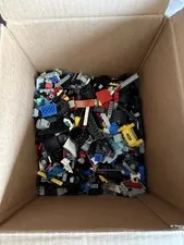 Lego Lot 10 Pounds lbs Random Mixed Pieces Bulk Plus Train Tracks *No Mini Figs