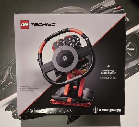 LEGO Technic 40894 Koenigsegg Sadair's Spear Steering Wheel Limited Time GWP