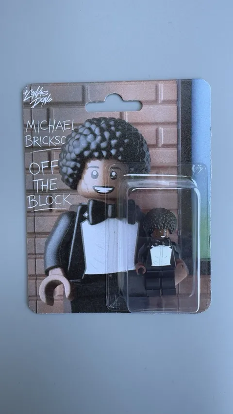 The Canvas Don Michael Jackson Off The Brick Minifigure 