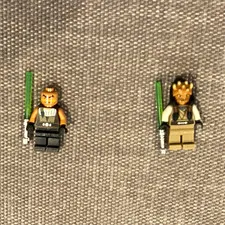 LEGO Jedi lot of 2,Eeth Koth and Quinland Voss
