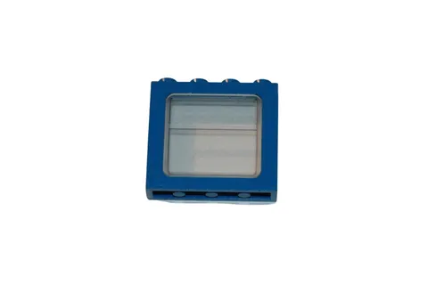 Lego® TRAIN Railway 9V 12V RC Window with Glas 4x3 STANDARD BLUE