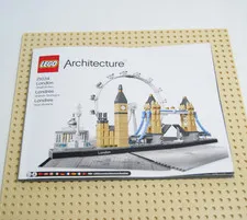 LEGO Architecture London INSTRUCTIONS ONLY - 21034 Manual Booklet Replacement