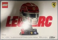 Lego Editions Scuderia Ferrari HP Charles Leclerc Helmet Set - 43014 -New/Sealed