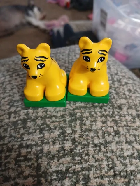Lego Duplo Tiger Cub Wild Cat Animal Zoo Replacement Piece Safari Small Ones J
