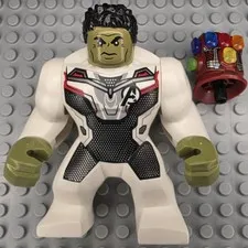 Lego Marvel Super Heroes Minifigure SH0611 Hulk White Jumpsuit
