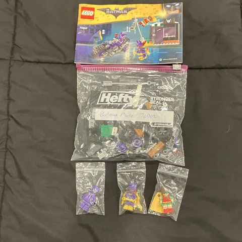 LEGO Batman Movie 70902 Catwoman Catcycle Chase Lot w/ Minifigures, Real Lego