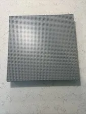 Genuine LEGO Gray Baseplates Build Plates 15x15 Lot of 18 48 x 48 stud