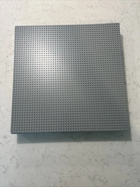 Genuine LEGO Gray Baseplates Build Plates 15x15 Lot of 18 48 x 48 stud