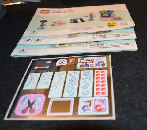 42662 INSTRUCTION BOOKLET & ORIGINAL STICKERS ONLY Set # 42662 ~ Lego Friends