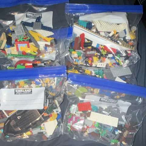 LEGO 100+ Bulk Lot Assorted Bricks, Pieces & Parts - Multicolor Plastic Bagged