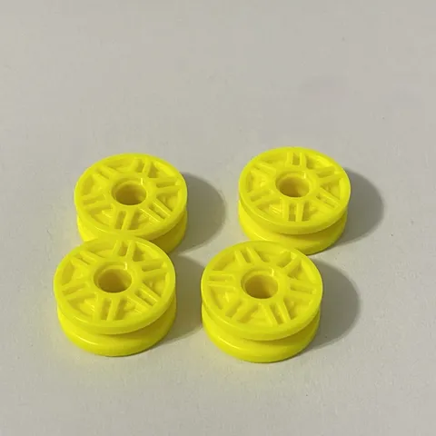 Lego 19971 Neon Yellow Replacement Parts Pieces Lot of 4