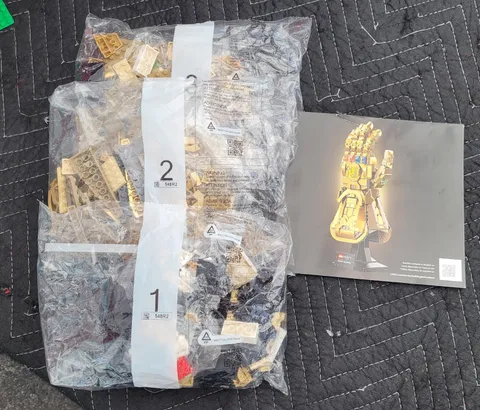 LEGO Marvel Infinity Saga Infinity Gauntlet 76191 No Box, Sealed Bags.