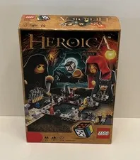 Lego Heroica Nathuz 3859 Buildable Game Open Box