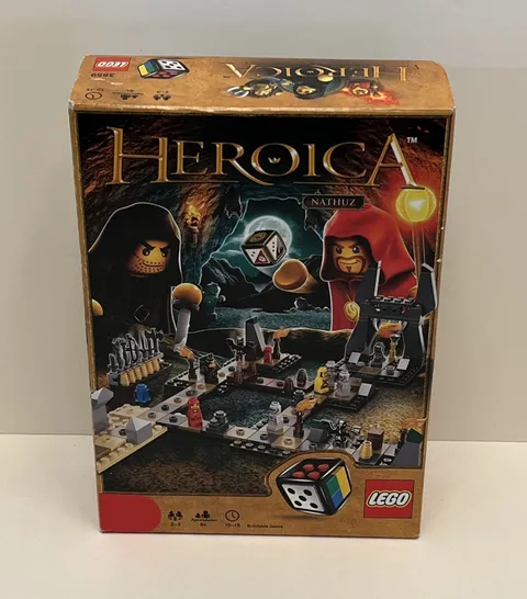 Lego Heroica Nathuz 3859 Buildable Game Open Box