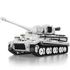 Tiger Tank Building Blocks Set, Military Tank Clamp Blocks Model Building Toy...