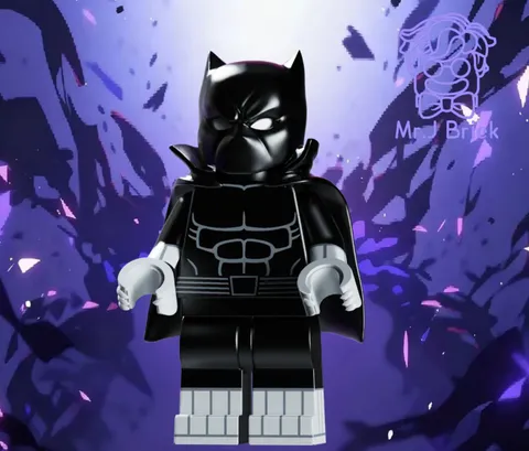 Lego Marvel - Mr J Brick - Black Panther minifigure