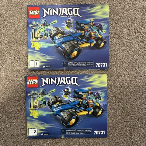 LEGO Ninjago Maters of Spinjitzu- 70731- Instruction Manual ONLY
