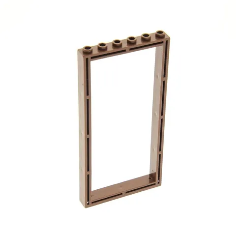 1x LEGO Housekeeping Door Frame 1x6x10 Brown Dollhouse 232 230 231 670