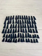 LEGO DARK BLUE LOT 82 PCS 2X4 2X3 LEFT RIGHT WING PLATE VARIETY EARTH NAVY