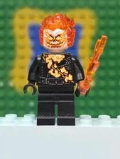 LEGO® Minifigure sh1095 Super Heroes Ghost Rider, Johnathon 'Johnny' Blaze - Whi