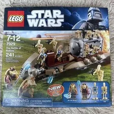 LEGO Star Wars 7929 - Battle of Naboo Complete. Damaged Open Box. See Photos