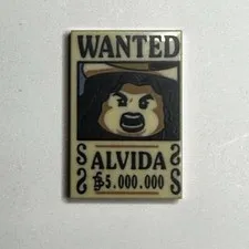 LEGO One Piece ALVIDA Wanted Poster 75636 75637 75638 75639 NEW Printed
