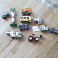 LEGO Multicolor Bulk Lot Vehicle Builds Camper Van Tractor Trucks