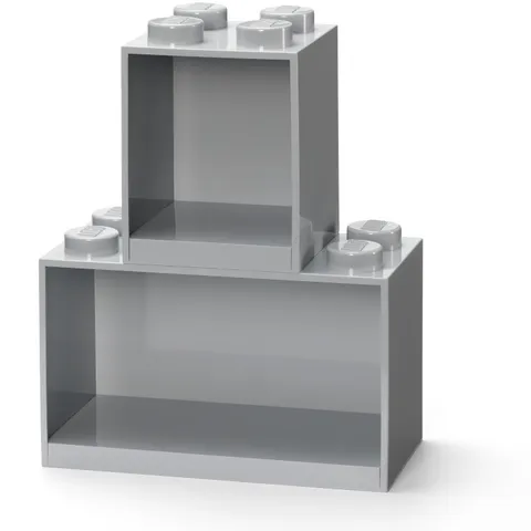 LEGO Storage Products: 41171740 Brick Shelf Set Medium Stone Grey NEW