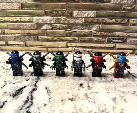 Ninjago Possession Minifigures Deepstone Zane Kai Jay Cole Lloyd Nya Lot Custom