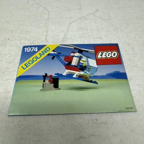 Vintage Lego Set #1974 LegoLand Flyercracker 1989 INSTRUCTION MANUAL Booklet