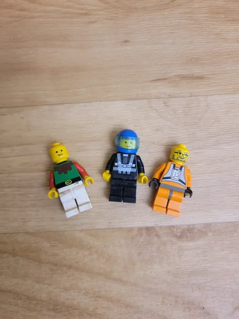 Lego Mixed Lot Of 3  Mini Figures Tron Castle Forest Man And Other