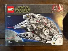 LEGO Star Wars 75257 Millennium Falcon Illustrated Instruction Manual Booklet