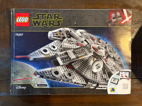 LEGO Star Wars 75257 Millennium Falcon Illustrated Instruction Manual Booklet
