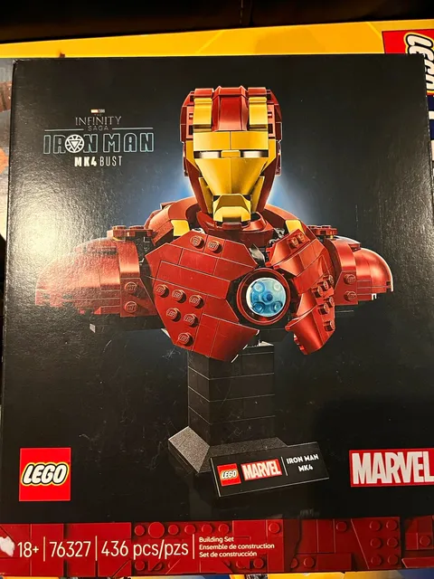 LEGO Marvel Infinity Saga Iron Man MK4 Bust 76327 436 pcs Ages 18+