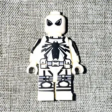 LEGO Minifigure *RARE* White Suit w Black Spider-Man, Anti-Venom