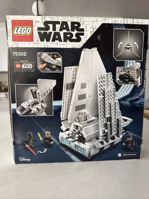 Lego 75302 Star Wars Imperial Shuttle Complete Set Minifigures Manual Box