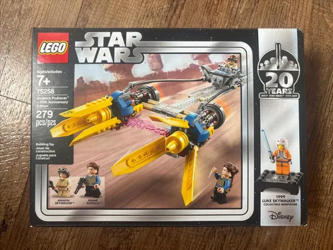 New LEGO Star Wars Anakin’s Podracer 20th Anniversary Edition 75258 Padme SEALED