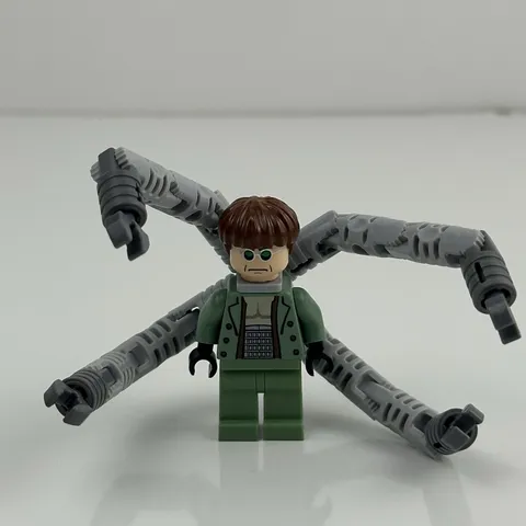 Lego Dr. Octopus Minifigure Otto Octavius Doc spd026 Spider Man 2004